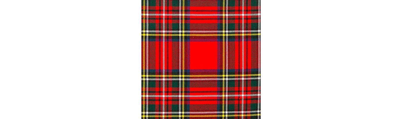Royal Stewart Modern Tartan Swatch Guide Scottish Fine Gifts