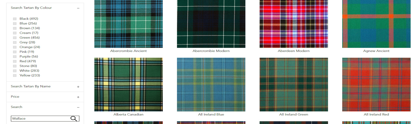 Tartan Finder Guide Scottish Fine Gifts